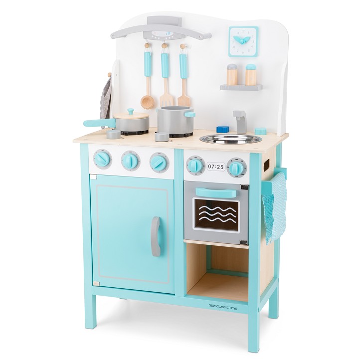 New Classic Toys - Kinderküche Bon Appétit - De Luxe - Blau